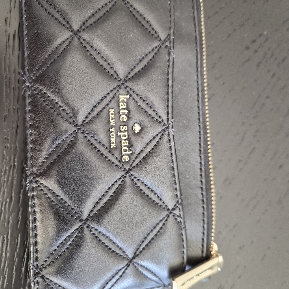 Kate Spade Black Quilted Wallet